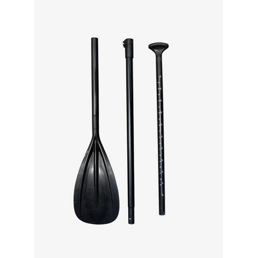 Kona Svart Aluminium SUP Paddel (3-delad) – Justerbar Längd för Fritid
