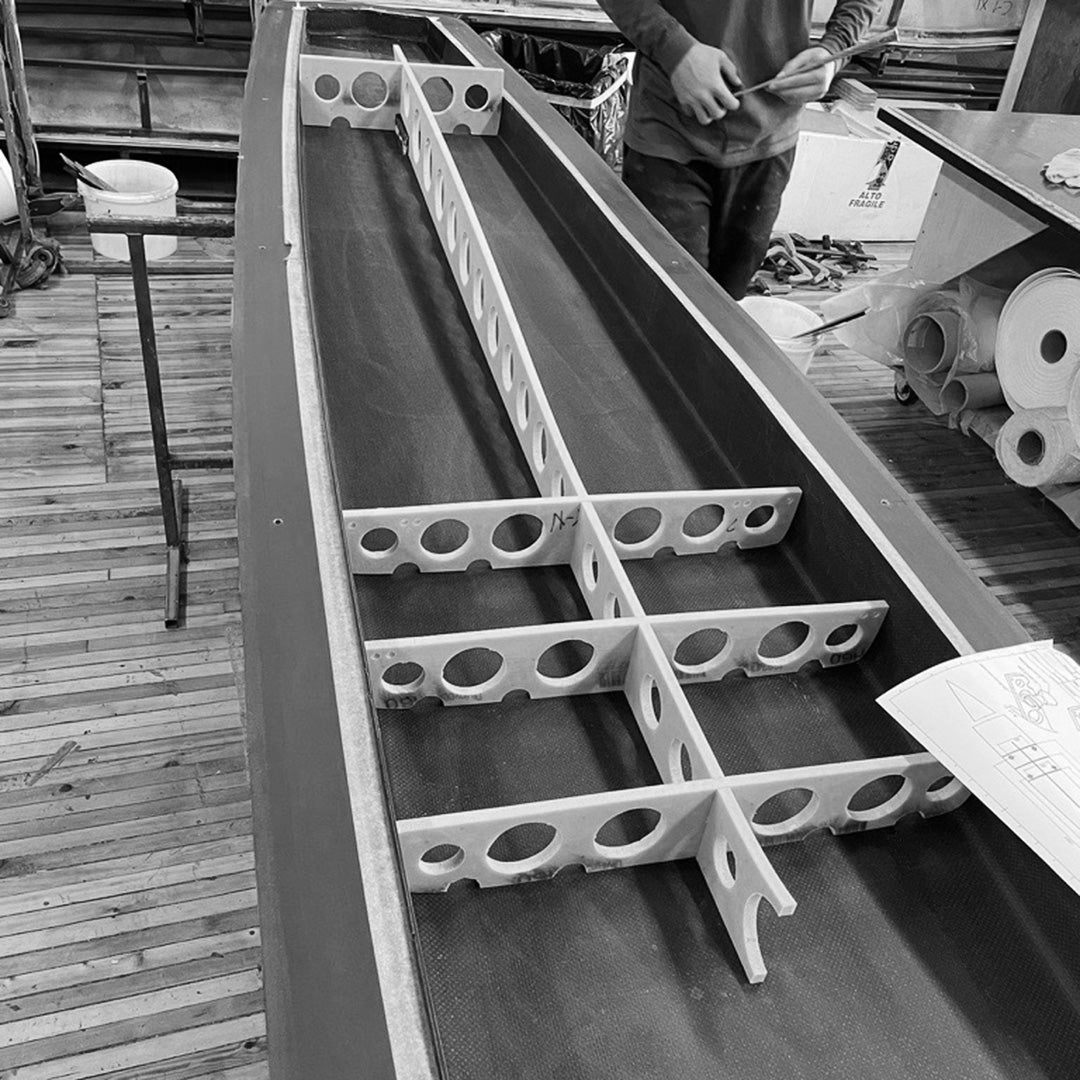 Hollow. The way to get a board faster, stiffer and lighter.