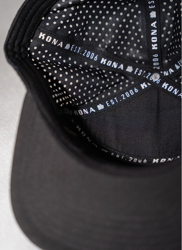 Kona Original H2O Vattenavvisande Keps – Svart Ocean, Flytande, Andningsbar, Formbar Skärm