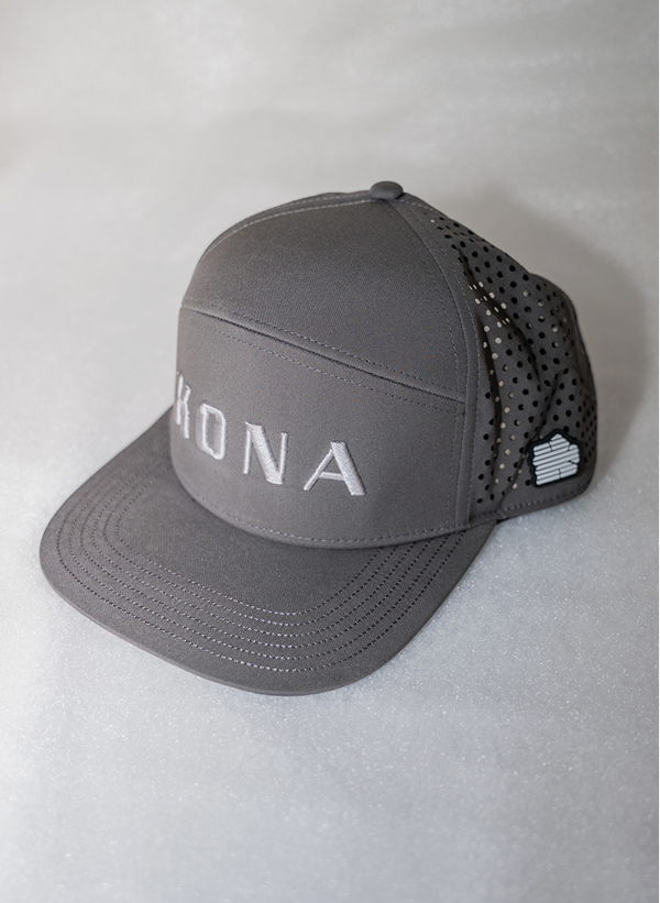 Kona Original H2O Vattenavvisande Grå Keps – Flytande, Ventilerande, Formbar Skärm