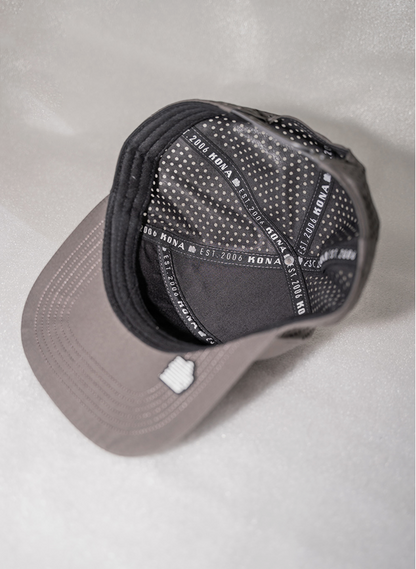 Kona Original H2O Vattenavvisande Grå Keps – Flytande, Ventilerande, Formbar Skärm