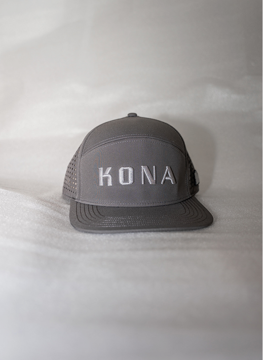 Kona Original H2O Vattenavvisande Grå Keps – Flytande, Ventilerande, Formbar Skärm