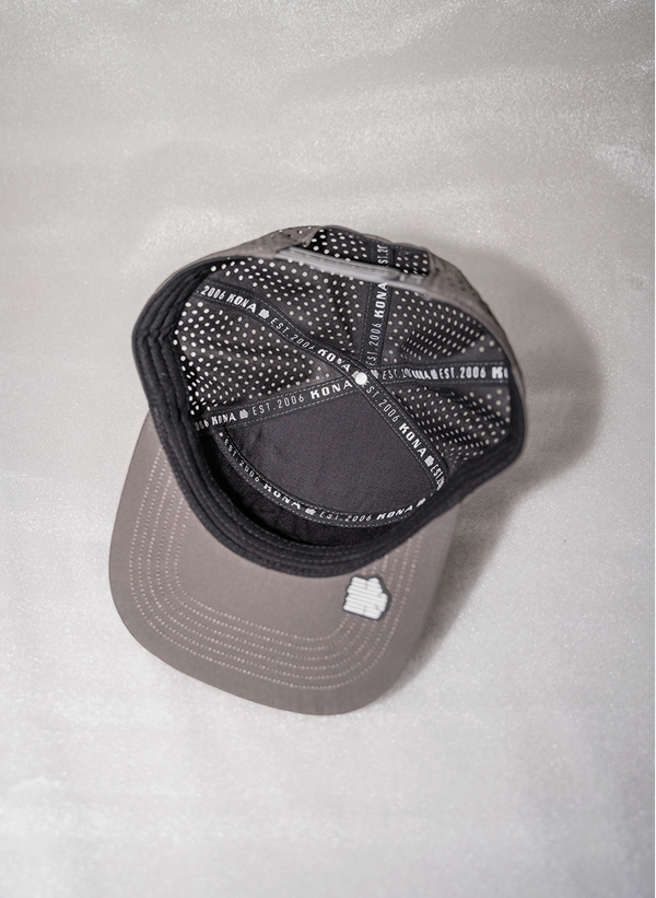 Kona Original H2O Vattenavvisande Grå Keps – Flytande, Ventilerande, Formbar Skärm