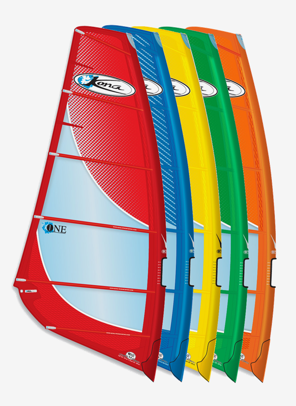 Kona One Vindsurfing Segel - Högpresterande, Hållbart Monofilm X-Ply för Alla Förhållanden