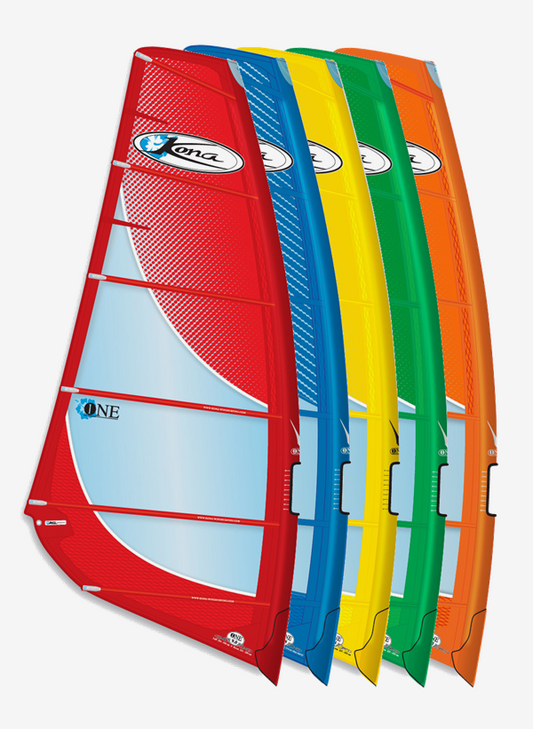 Kona One Vindsurfing Segel - Högpresterande, Hållbart Monofilm X-Ply för Alla Förhållanden